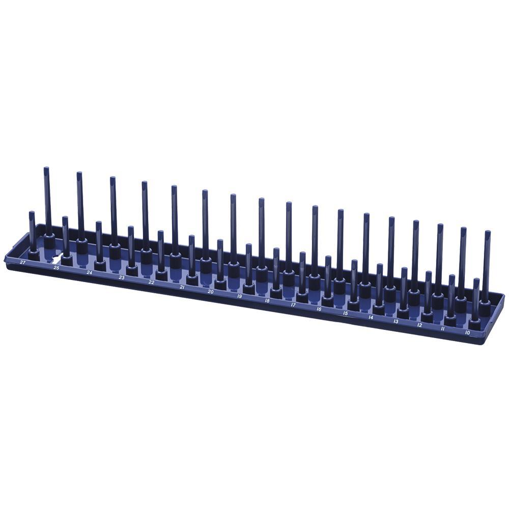 1/2&#34; Dr Metric Socket Organizer Tray