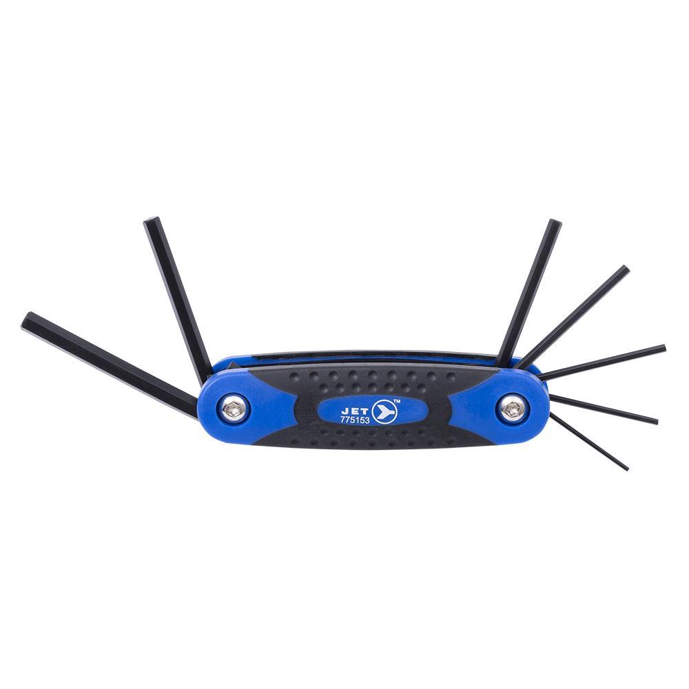 7 PC Metric Folding Hex Key Set