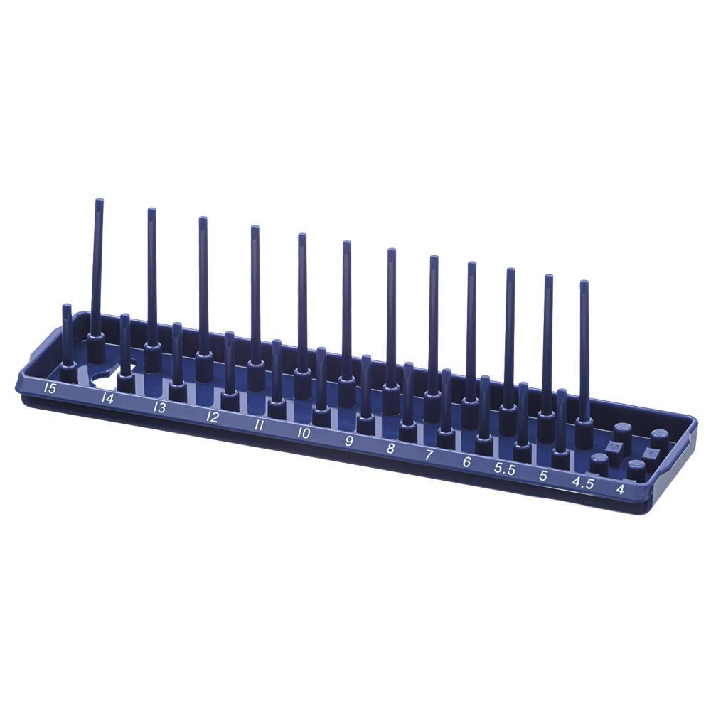 1/4&#34; Dr Metric Socket Organizer Tray