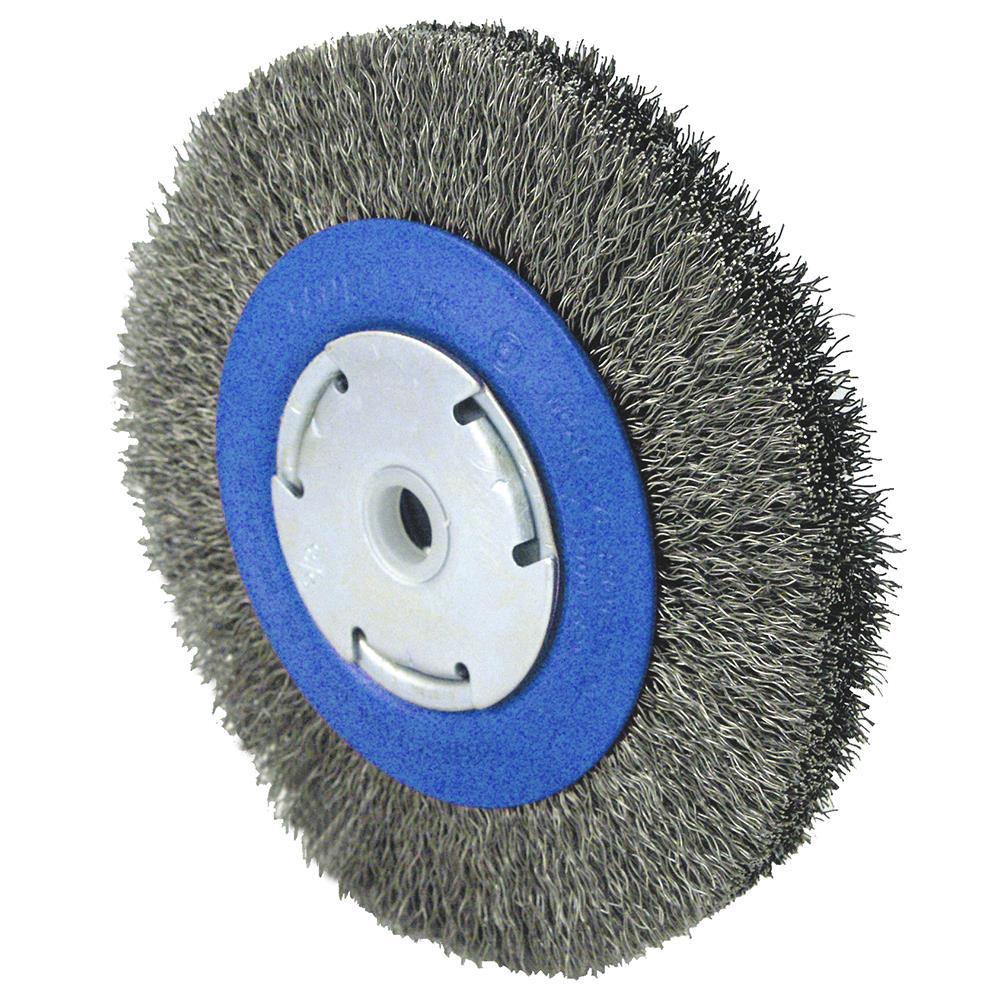 6&#34; x 7/8&#34; Crimped Wire Wheel Brush SST