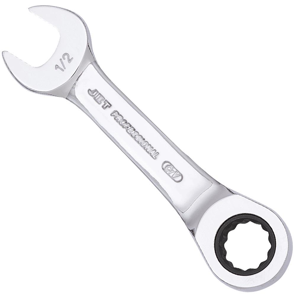 Ratcheting Stubby Wrench - SAE - 1/2”