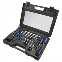 Jet 775108 - 9 PC Ergonomic L-Handle Ball Nose TORX® Key Set