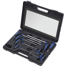 Jet 775106 - 9 PC Metric Ergonomic L-Handle Ball Nose Hex Key Set