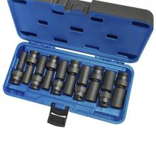 Jet 610289 - 10 PC 3/8" DR Metric Universal Deep Impact socket Set - 6 Point