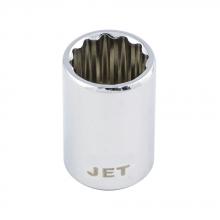 Jet 670606 - 1/4" DR x 6mm Regular Chrome Socket - 12 Point