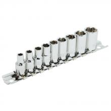 Jet 601103 - 9 PC 1/4" DR SAE Socket Set -  12 Point