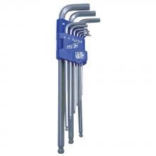 Jet 775185 - 9 PC Metric Extra Long Ball Nose Hex Key Set