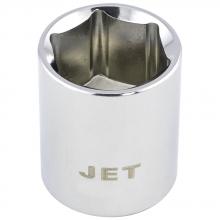 Jet 671118 - 3/8" DR x 9/16" Regular Chrome Socket - 6 Point