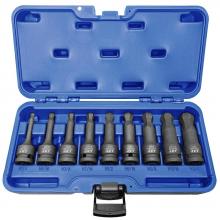 Jet 610332 - 9-Piece 1/2" DR SAE Ball Nose Hex Impact Socket Set