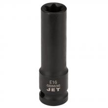 Jet 688836 - 1/2" DR E16 Deep E-Torx® Impact Socket