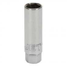 Jet H3704-10 - 3/8 DR X 9/16" Hex x 2-1/2" (66 mm) Long Spark Plug Socket