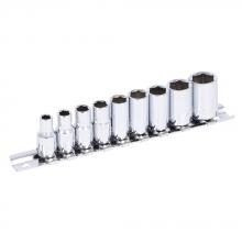 Jet 601114 - 9 PC 1/4" DR Metric Socket Set -  12 Point
