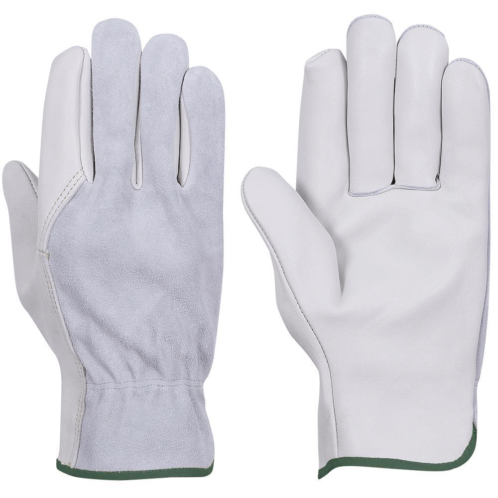 Beige Goatskin Driver Gloves - M