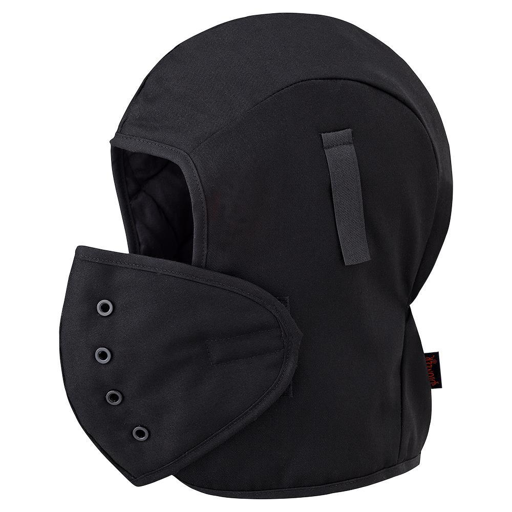 Black Flame Resistant Quilted Hard Hat Liner - O/S