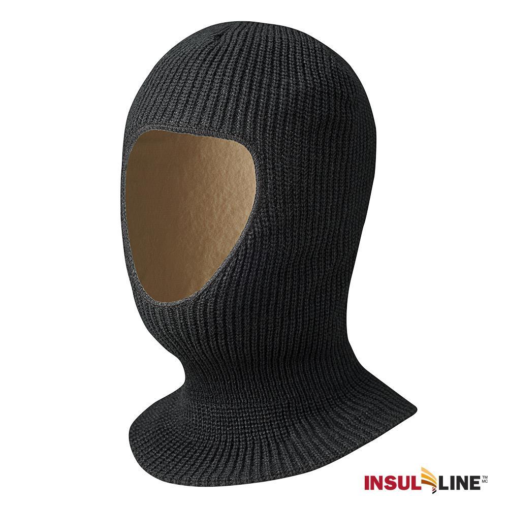 Black Lined 1-Hole Balaclava - O/S