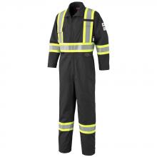 Pioneer V254047T-62 - Black FR-Tech® 88/12 FR/ARC Rated 7oz Coverall - Tall - 62