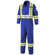 Pioneer V254031T-62 - Royal Blue Hi-Viz FR-Tech® 88/12 FR/ARC Rated 7 oz Coverall - Tall - 62