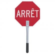 Pioneer V6020840-O/S - Traffic Stop/Stop Paddle - 12" – French version